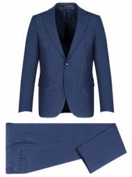 κοστούμι μπλε ριγέ αχνό (modern fit)