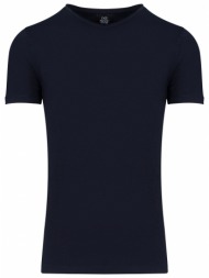 essential t-shirt μπλε σκούρο round neck (comfort fit) 100% cotton