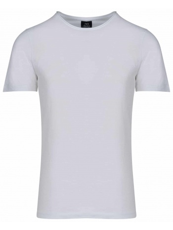 essential t-shirt λευκό round neck (comfort fit) 100% cotton σε προσφορά