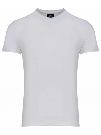 premium t-shirt λευκό round neck (slim fit) σε προσφορά