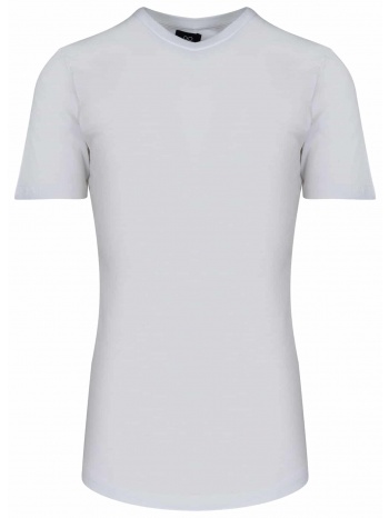 essential t-shirt λευκό round neck (comfort fit) 100% cotton σε προσφορά