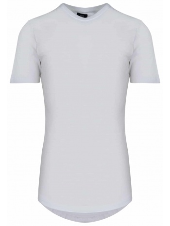 essential t-shirt λευκό round neck (comfort fit) 100% cotton σε προσφορά