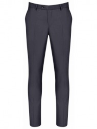 prince oliver παντελόνι υφασμάτινο γκρι 100% wool touch (modern fit)