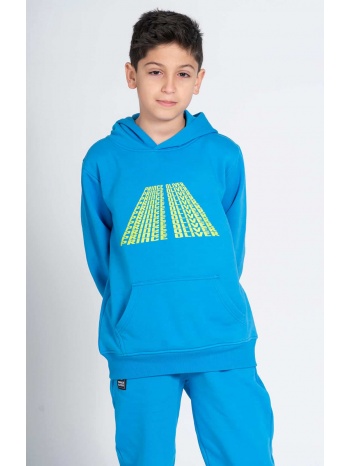 prince oliver παιδικό σετ φόρμας μπλε φούτερ/παντελόνι 100% σε προσφορά