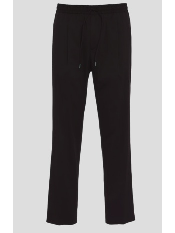 ανδρικό μαύρο wimbledon eggshell poplin pants briglia σε προσφορά