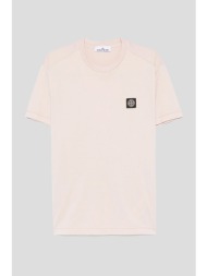 ανδρικό ροζ compass-motif t-shirt stone island