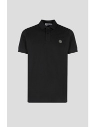 ανδρικό μαύρο polo t-shirt stone island