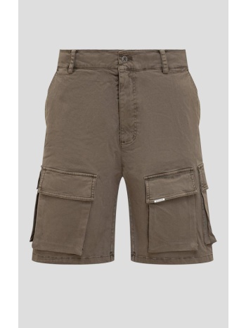 ανδρικό καφέ washed cargo short represent σε προσφορά