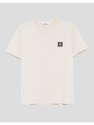 ανδρικό μπεζ lightweight-jersey t-shirt stone island