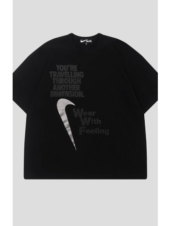 ανδρικό μαύρο nike men`s t-shirt black comme des garçons σε προσφορά