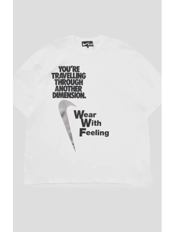 ανδρικό λευκό nike dimension t-shirt black comme des garçons σε προσφορά