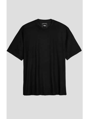 ανδρικό μαύρο crew neck short sleeve t-shirt y-3