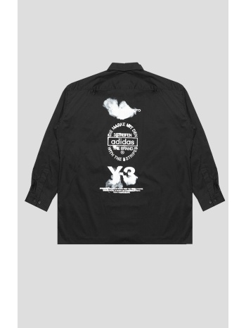 ανδρικό μαύρο graphic logo shirt y-3 σε προσφορά