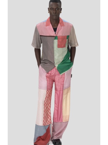 ανδρικό πολύχρωμο regenerated silk scarves bowling shirt σε προσφορά