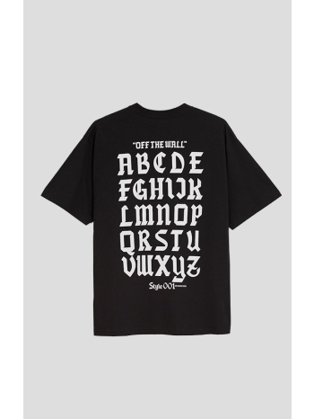 ανδρικό μαύρο style 001 t-shirt vans