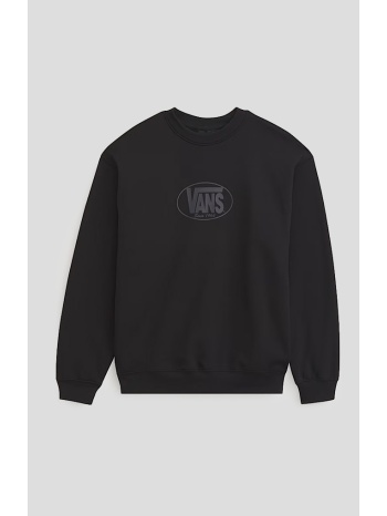 ανδρικό μαύρο classic oval crew hoodie vans