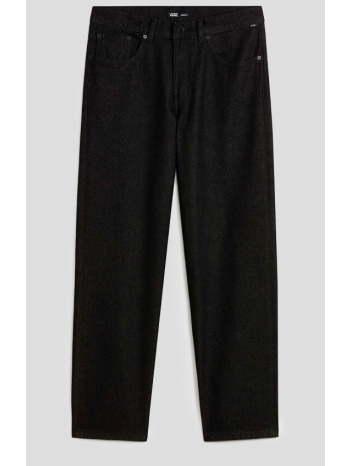 ανδρικό μαύρο check-5 loose denim pants vans