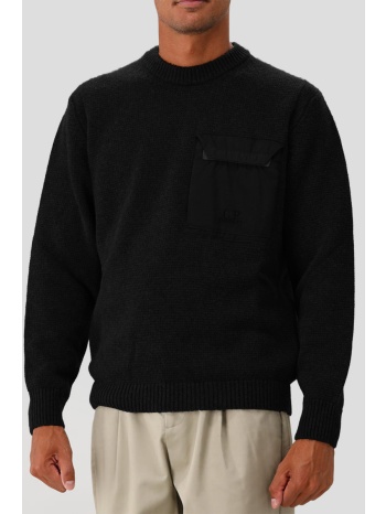 ανδρικό μαύρο men`s knitted sweater c.p. company σε προσφορά
