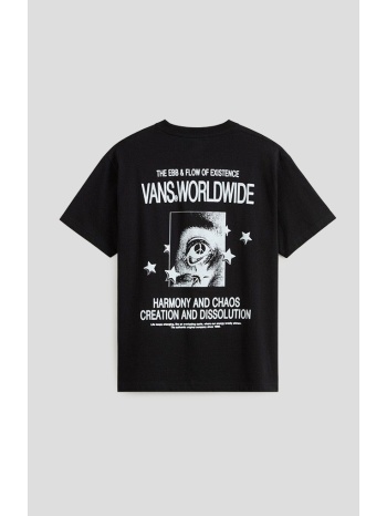 ανδρικό μαύρο chaos ss t-shirt vans