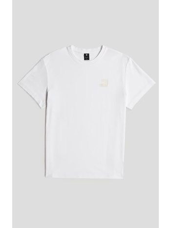 ανδρικό λευκό g-star chest logo t-shirt g-star