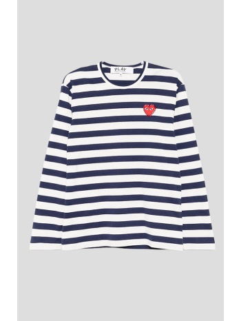 ανδρικό μπλε striped t-shirt comme des garçons play