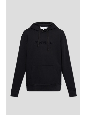 ανδρικό μαύρο logo embroidery hoodie jwanderson σε προσφορά