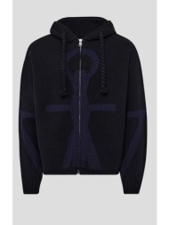 ανδρικό μαύρο zip up anchor hoodie jwanderson