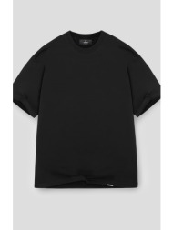 ανδρικό μαύρο initial oversized t-shirt represent