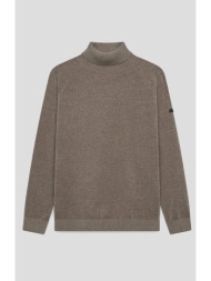 ανδρικό καφέ knitted mens sweater unity