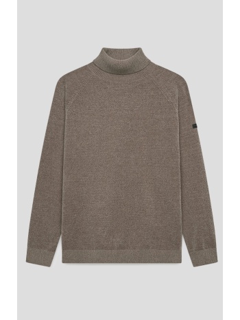 ανδρικό καφέ knitted mens sweater unity σε προσφορά