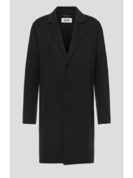 ανδρικό μαύρο classic blazer coat in double-faced drykorn