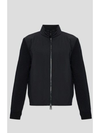 ανδρικό μαύρο turtleneck sweatshirt moncler