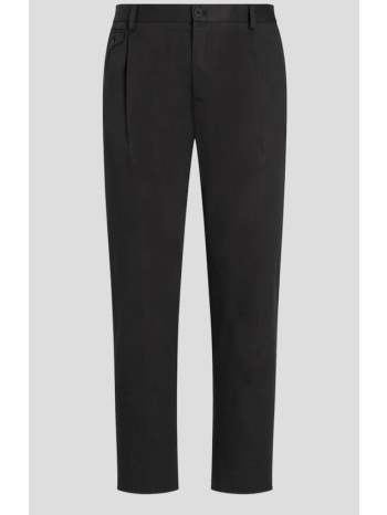ανδρικό μαύρο trousers with double darts dolce&gabbana σε προσφορά