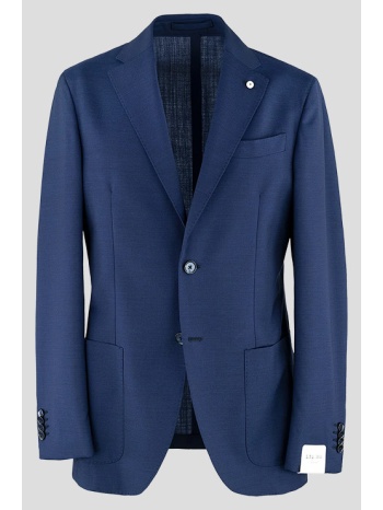 ανδρικό μπλε jack fly blue moleskin blazer jacket lubiam