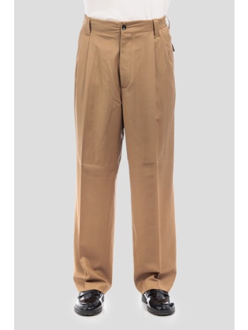 ανδρικό μπεζ wide-leg pants lubiam