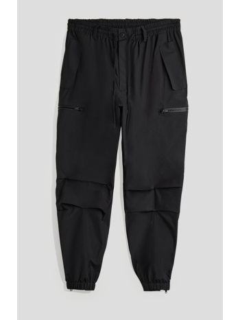 ανδρικό μαύρο cuffed cargo trousers y-3