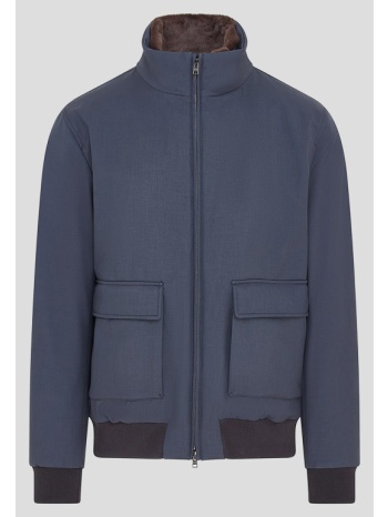 ανδρικό μπλε bomber jacket herno σε προσφορά