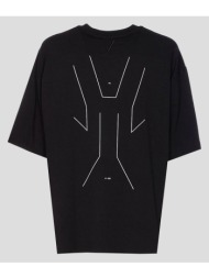 ανδρικό μαύρο men`s round neck t-shirt thom khrom