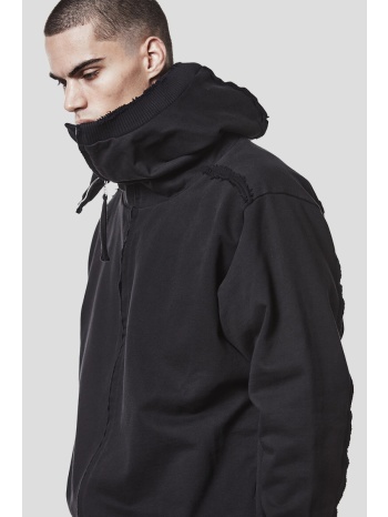 ανδρικό μαύρο μen`s long hooded zip jacket thom krom σε προσφορά