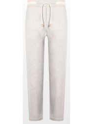 ανδρικό γκρι cashmere knit pants gran sasso