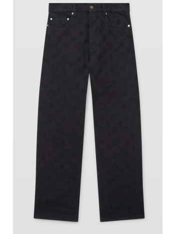 ανδρικό μαύρο denim monogram straight leg jeans casablanca σε προσφορά