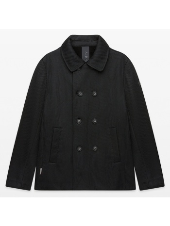 ανδρικό μαύρο faux double-breasted jacket unity σε προσφορά