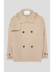 ανδρικό μπεζ oversized peacoat jwanderson
