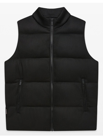 ανδρικό μαύρο knit sleeveless down jacket unity σε προσφορά
