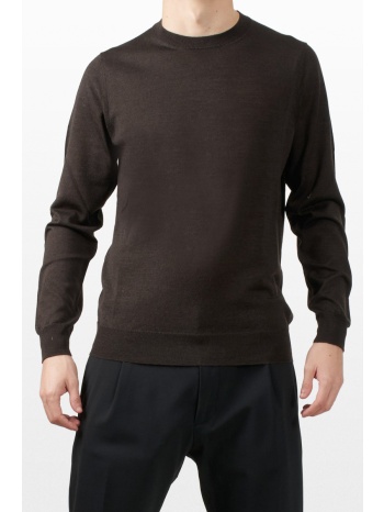 ανδρικό μαύρο crew neck sweater +39masq