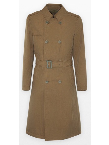 ανδρικό καφέ military coat herno σε προσφορά