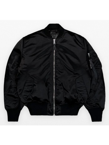 ανδρικό μαύρο ma-1 uv men`s jacket in black alpha industries σε προσφορά