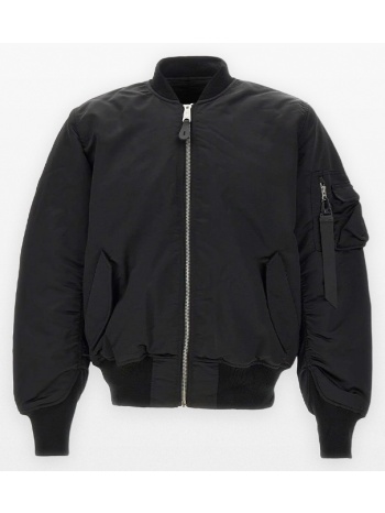 ανδρικό μαύρο ma-1 base flight bomber jacket alpha σε προσφορά