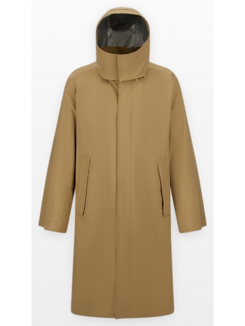 ανδρικό μπεζ laminar parka in twill 2layer metallic herno σε προσφορά