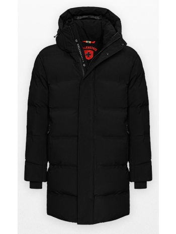 ανδρικό μαύρο pavva medium puffer jacket wellensteyn